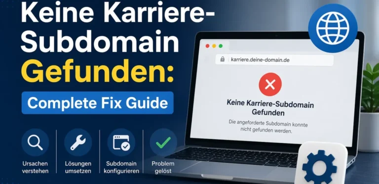 keine karriere-subdomain gefunden